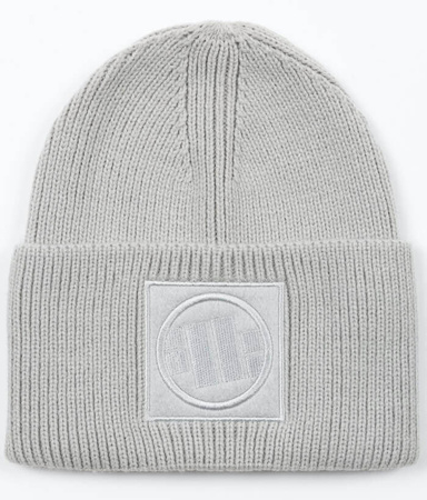 Czapka zimowa PIT BULL SINGLE LAYER CUF szara