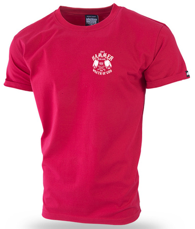 T-shirt DOBERMANS THOR HAMMER TS298 czerwony
