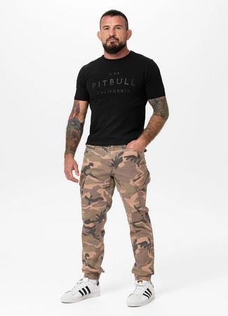 Spodnie joggery bojówki PIT BULL SCOTT camo