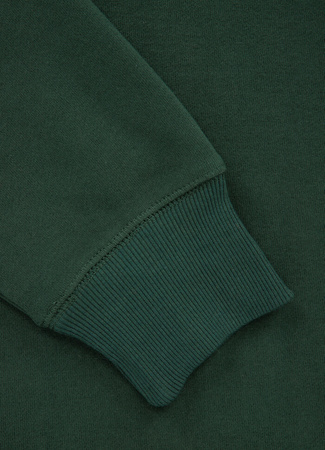 Bluza PIT BULL SMALL LOGO ciemnozielona (dark green) prosta