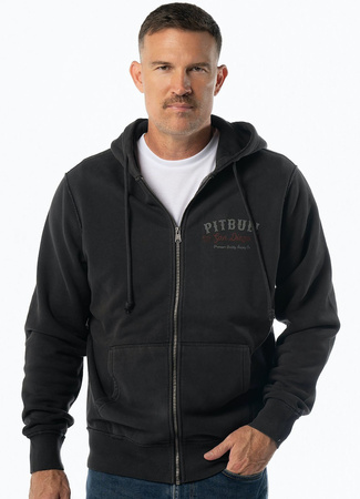 Bluza PIT BULL STRENGTH & RESPECT dark graphite rozpinana