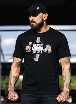 T-shirt PGWEAR STORY czarny