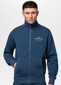 Bluza PIT BULL SAMPSON niebieska (petrol blue) stójka