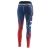 Legginsy sportowe damskie EXTREME HOBBY CZESKI LEW czerwony