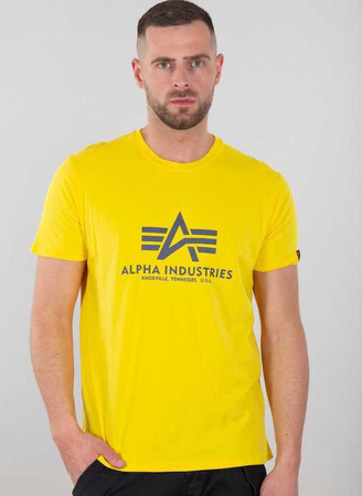T-shirt ALPHA INDUSTRIES BASIC żółty (empire yellow) 100501 465