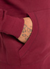 Bluza PIT BULL CLASSIC LOGO bordowa kaptur