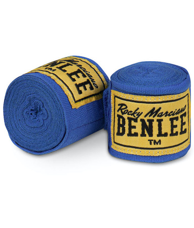 Bandaże bokserskie, owijki BENLEE ELASTIC 450 cm niebieskie
