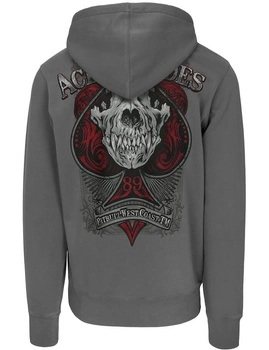 Bluza PIT BULL WASHED ACE OF SPADES washed grey rozpinana