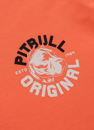 Bluza PIT BULL Tricot Terry DOG SD łososiowa (bright salmon) prosta