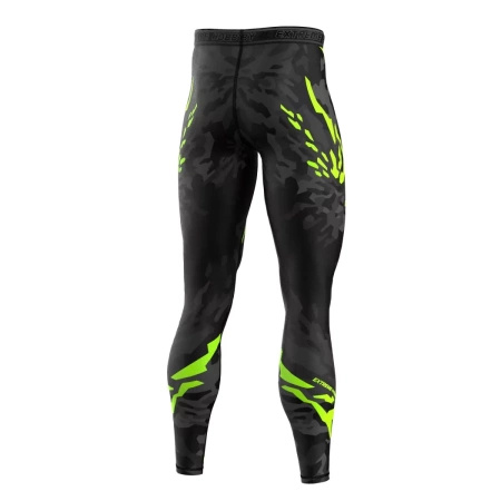 Legginsy Sportowe Męskie Black Panther