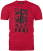 T-shirt DOBERMANS VIKING LION TS371 czerwony
