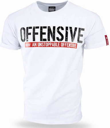 T-shirt DOBERMANS AN UNSTOPPABLE OFFENSIVE CLASSIC TS263 biały