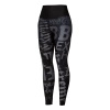 Legginsy sportowe damskie EXTREME HOBBY LETTERS czarny