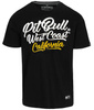 T-shirt PIT BULL SURF DOG czarny