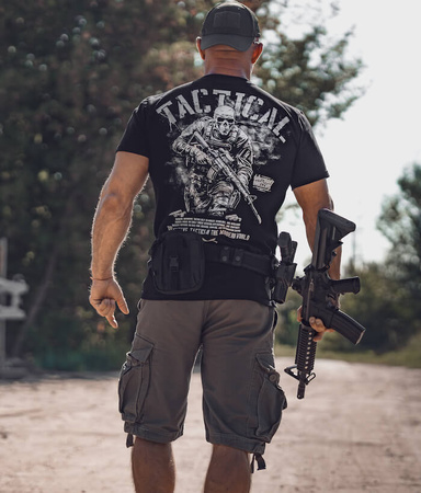 T-shirt DOBERMANS TACTICAL SOLDIER TS394 czarny