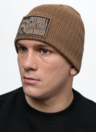 Czapka zimowa PIT BULL SILVAS BLOOD DOG brązowa