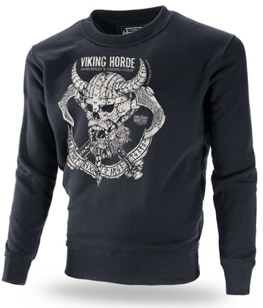 Bluza DOBERMANS VIKING HORDE BC283 czarna prosta