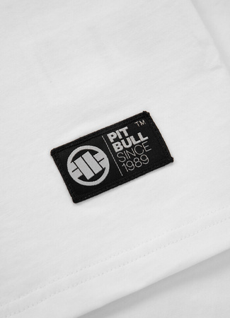T-shirt PIT BULL PALMS biały