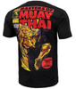 T-shirt PIT BULL MASTER OF MUAY THAI czarny