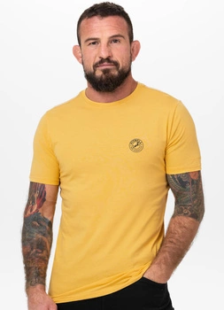 T-shirt PIT BULL SAN DIEGO CA SMALL LOGO pale yellow