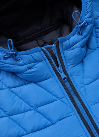 Kurtka PIT BULL NAYLOR HOODED PADDED niebieska (royal blue)