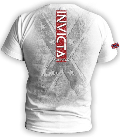 T-shirt INVICTA REBELS biały