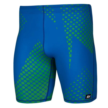Legginsy Biegowe 1/3 Męskie EXTREME HOBBY HALFTONE niebieskie