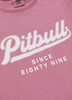 T-shirt damski PIT BULL Denim Washed ANGEL LOGO różowy