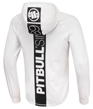 Longsleeve PIT BULL SPANDEX HILLTOP z kapturem biały