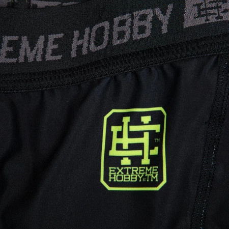 Legginsy sportowe damskie EXTREME HOBBY FOLK 1/3 czarny