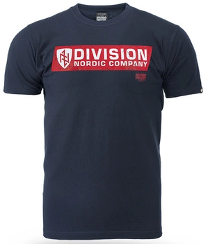 T-shirt DOBERMANS DIVISION SHIELD TS370 granatowy