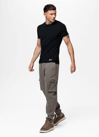 Spodnie dresowe bojówki PIT BULL CYPRESS SPORT taupe