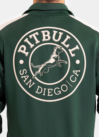 Bluza PIT BULL OLDSCHOOL SAN DIEGO CA zielona (bottle green) stójka