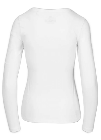 Damski Longsleeve PIT BULL Slim Fit USA CAL WMN biały
