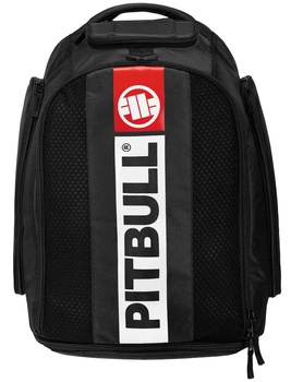 Duży plecak / torba treningowa PIT BULL HILLTOP SPORT czarno-biały