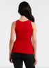 Damski Tank top PIT BULL Rib LAYLA WMN czerwony