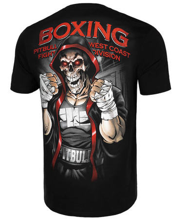 T-shirt PIT BULL BOXING 19 czarny