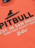 Bluza PIT BULL Tricot Terry SURFING DOG bright salmon prosta