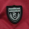 T-shirt PRETORIAN MILITARY LOGO bordowy