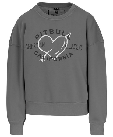 Damska bluza PIT BULL MANZANITA HEART WMN grey prosta