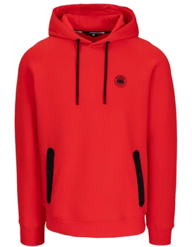 Bluza PIT BULL DOGWOOD czerwona (fluo red) kaptur