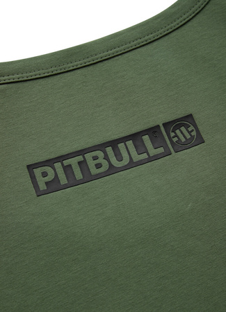 Tank top PIT BULL SLIM FIT HILLTOP oliwkowy