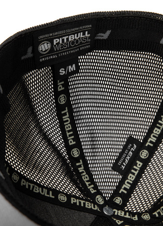 Czapka PIT BULL FULL CAP MESH LOGO szara