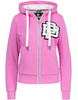 Damska bluza/kożuch PIT BULL SHERPA RUFFINA różowa (ice pink) rozpinana