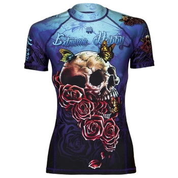 Short Sleeve Rashguard Damski Skull 2