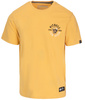 T-shirt PIT BULL SKULL SURF pale yellow