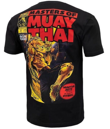 T-shirt PIT BULL MASTER OF MUAY THAI czarny