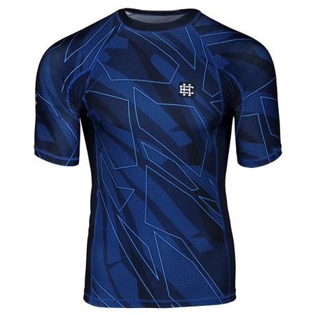 Short sleeve rashguard EXTREME HOBBY SHADOW niebieski