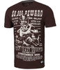 T-shirt PIT BULL Garment Washed REWARD 210 bordowy