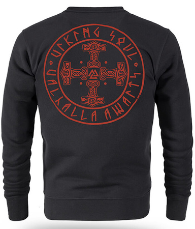 Bluza DOBERMANS CLASSIC THORS CROSS BC386 czarna prosta